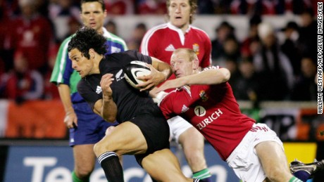 The All Blacks won all three Tests against the Lions in 2005.