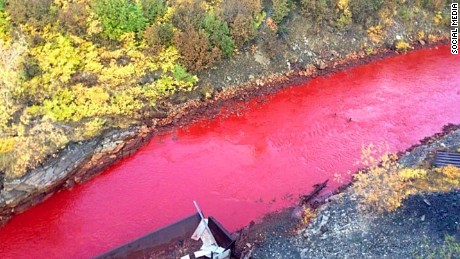 Crimson Tide: Residents stunned as Russian river turns red