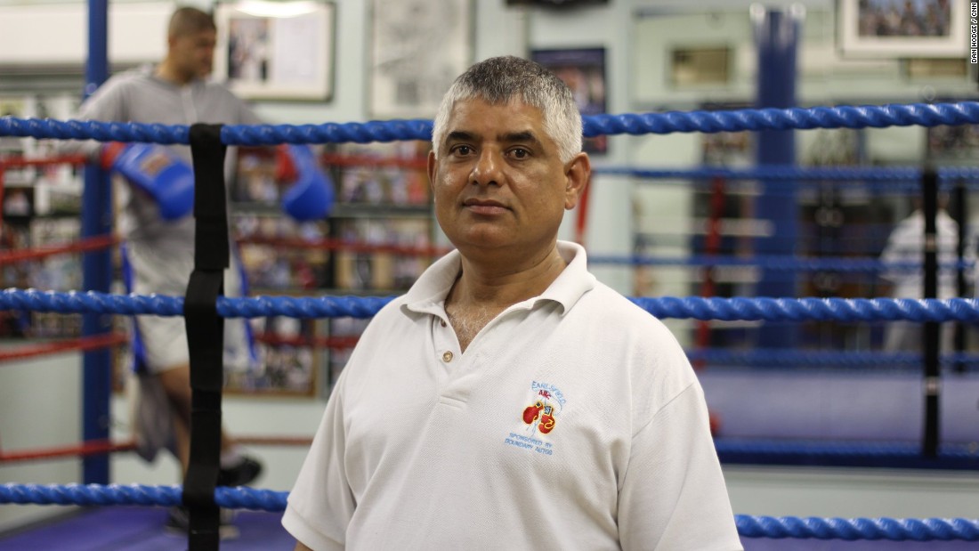 Sid Khan joined Earlsfield ABC as an 11-year-old growing up in nearby Tooting -- he is now the London boxing club&#39;s head coach. 