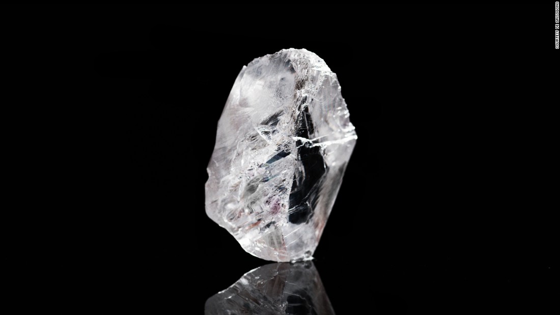 This 1,109 carat, tennis ball-sized diamond made headlines in November 2015 when it was &lt;a href=&quot;http://edition.cnn.com/2016/09/09/luxury/most-expensive-rough-diamond/&quot;&gt;pulled&lt;/a&gt; out of the Karowe Mine, in Botswana, by Canadian company Lucara Diamond Corp.