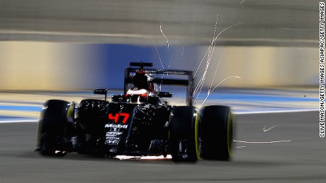 Bright spark: Stoffel Vandoorne impressed on his F1 debut at April&#39;s Bahrain Grand Prix.