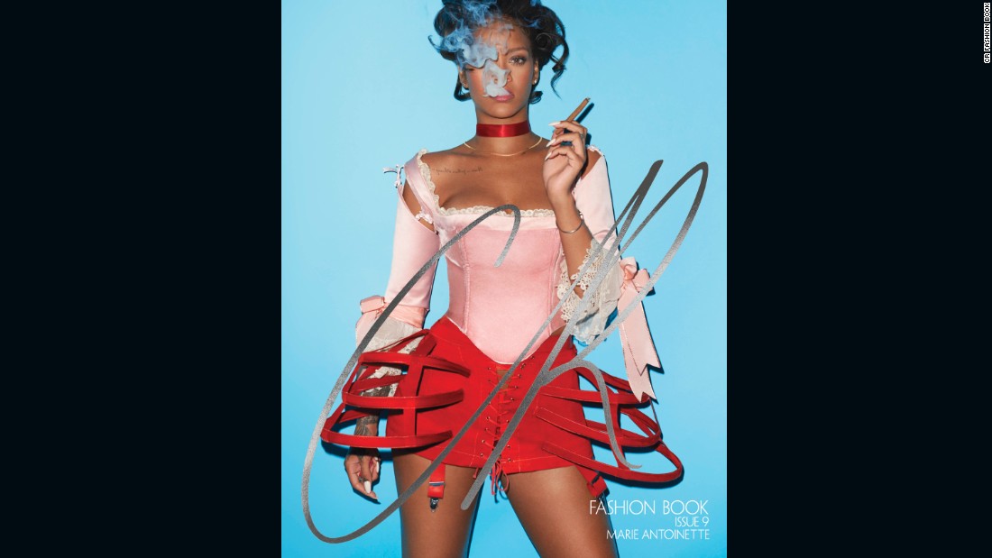 Rihanna channels Marie Antoinette in CR Fashion Book