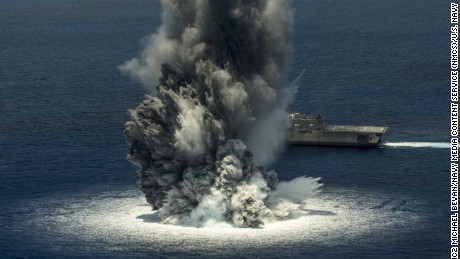 2016: Navy warship tested against 10,000-pound explosive