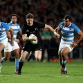 Beauden Barrett of the All Blacks Rugby Championship