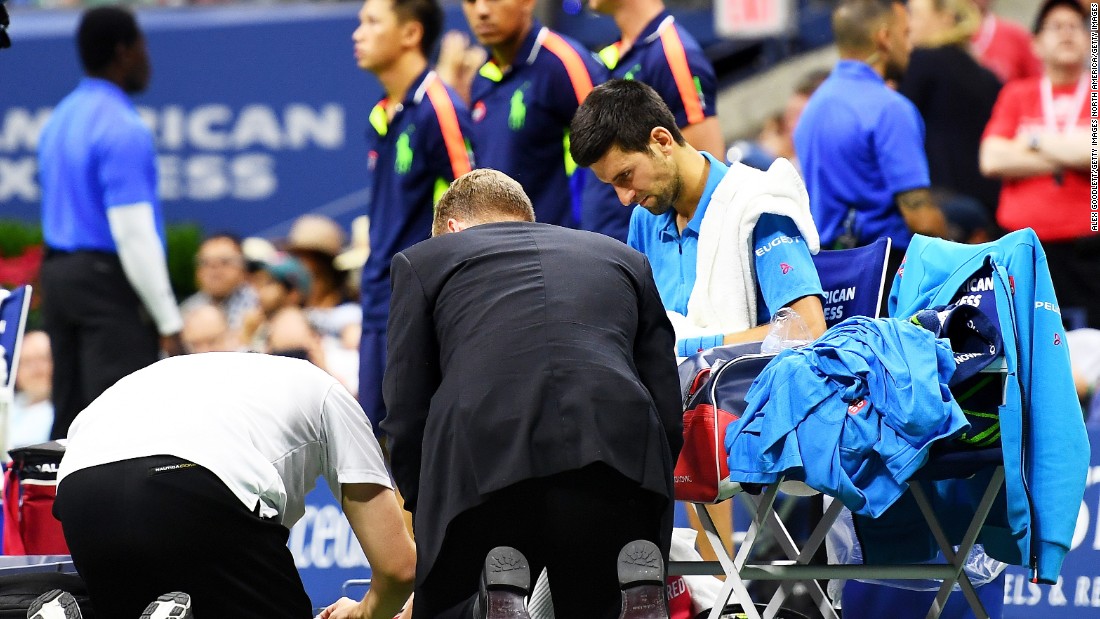 Djokovic began to wilt physically, needing a pair of medical timeouts in the fourth set. There was no coming back. 