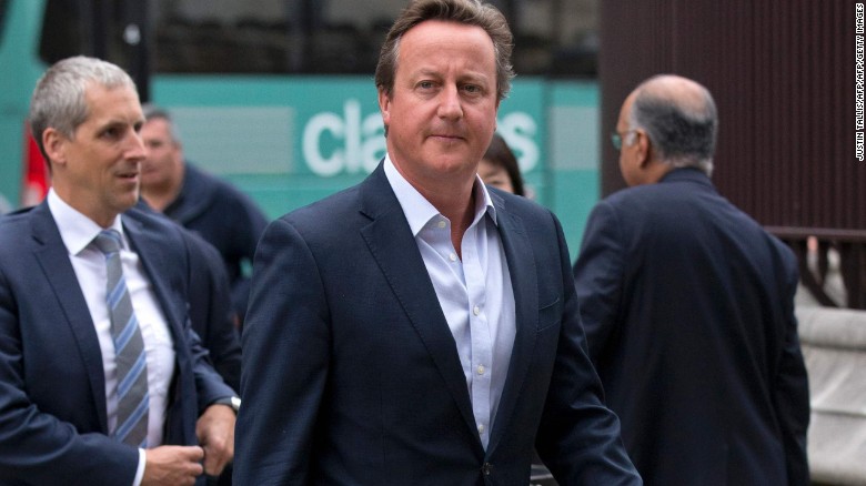 David Cameron resigns parliament seat
