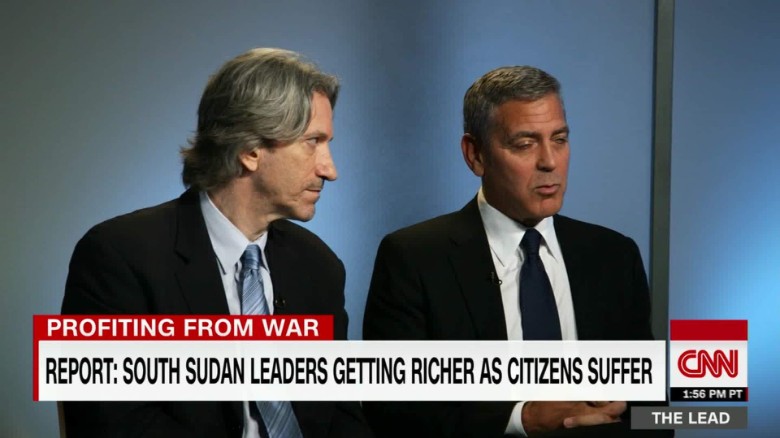 report: south sudan's leaders profit from war george clooney john prendergast tapper the lead_00020619