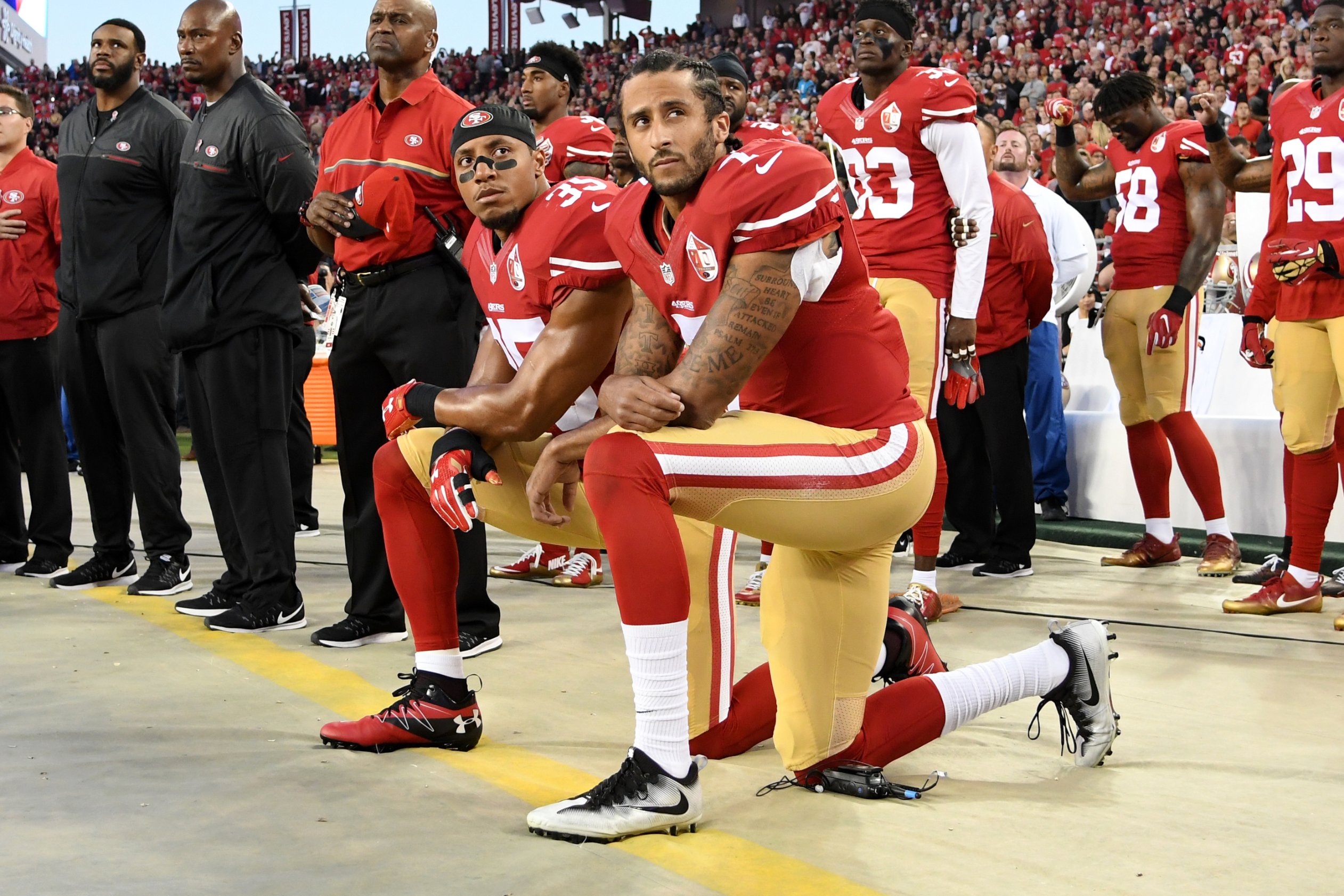 National Anthem Protests Took Colin Kaepernick From Star Qb To Unemployment To A Bold Nike Ad Cnn