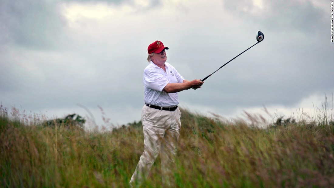 President-elect Donald Trump enjoys &lt;a href=&quot;http://www.cnn.com/videos/tv/2016/06/18/what-trumps-golf-game-reveals.cnn&quot;&gt;playing golf&lt;/a&gt;.