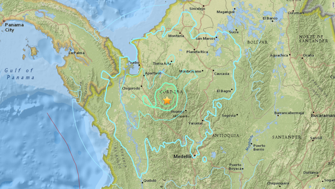 Earthquake reported in Colombia CNN