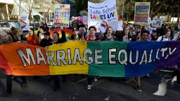 160914153931 gay marriage australia 2016 hp video Gay marriage in Australia unlikely for years after public vote plan rejected