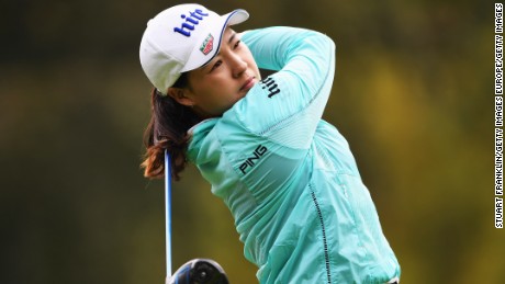 In-Gee Chun was joint leader at the Evian Championship after Thursday&#39;s opening round.