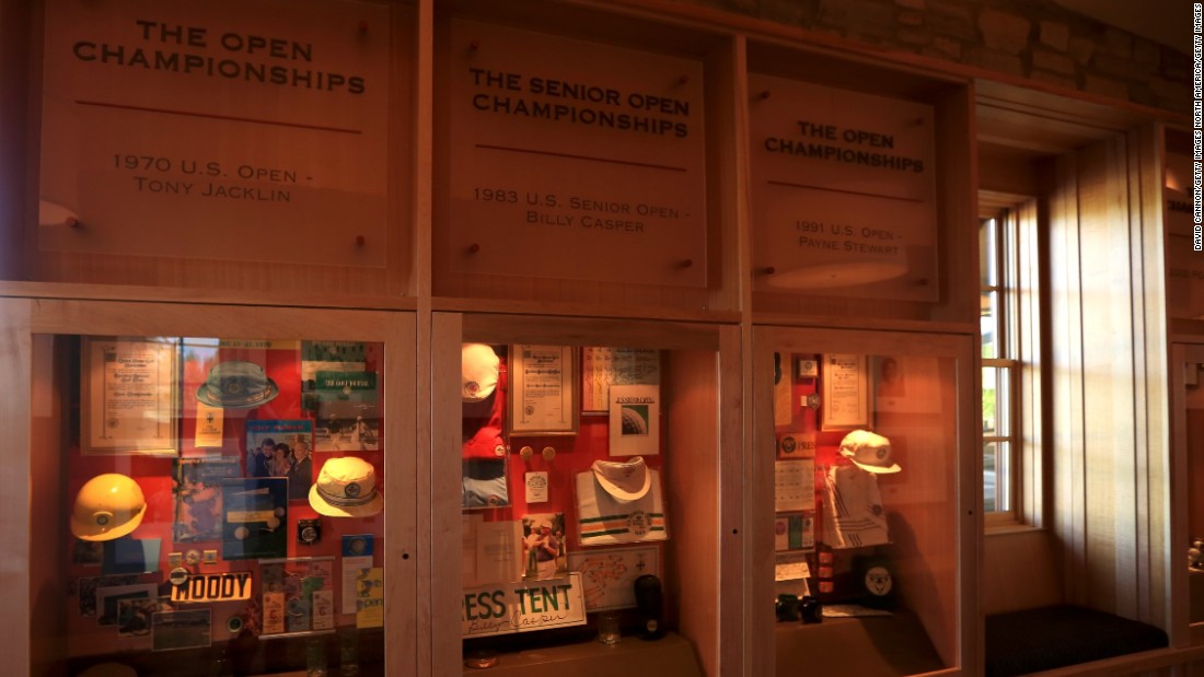 It includes a display of memorabilia from the 1970 and 1991 US  Opens and the 1983 US Senior Open, won by Billy Casper.
