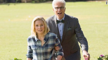 Kristen Bell and Ted Danson in &#39;The Good Place.&#39;