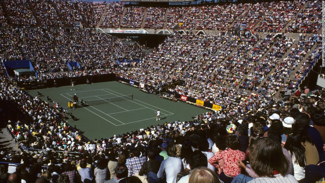 The US Open attracted larger crowds after moving to the USTA National Tennis Center at Flushing Meadows in 1978.