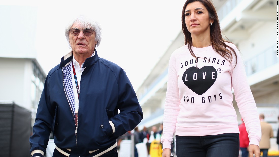 Ecclestone is married to his second wife Fabiana.