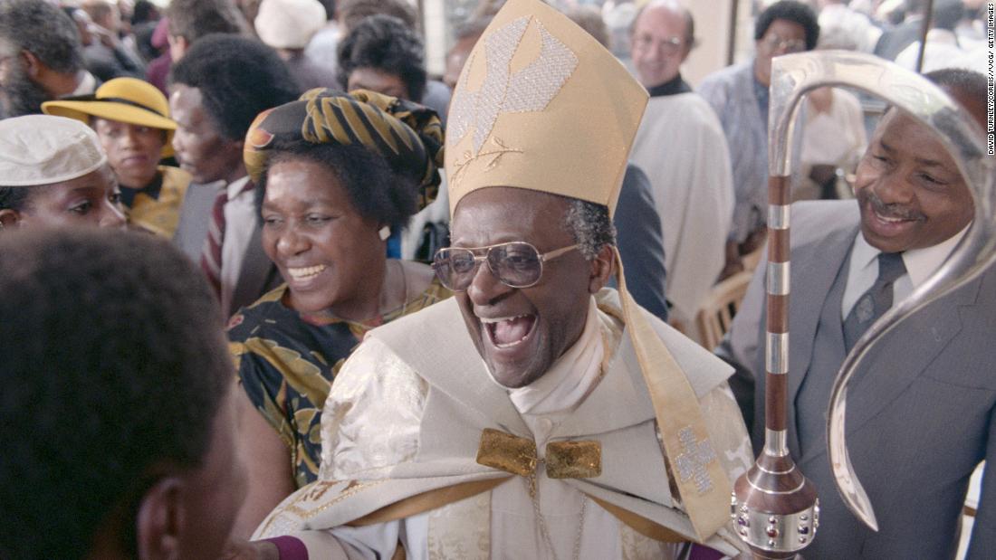 In 1986, Tutu was elected archbishop of Cape Town, becoming the head of the Anglican Church in South Africa, Botswana, Namibia, Swaziland and Lesotho.