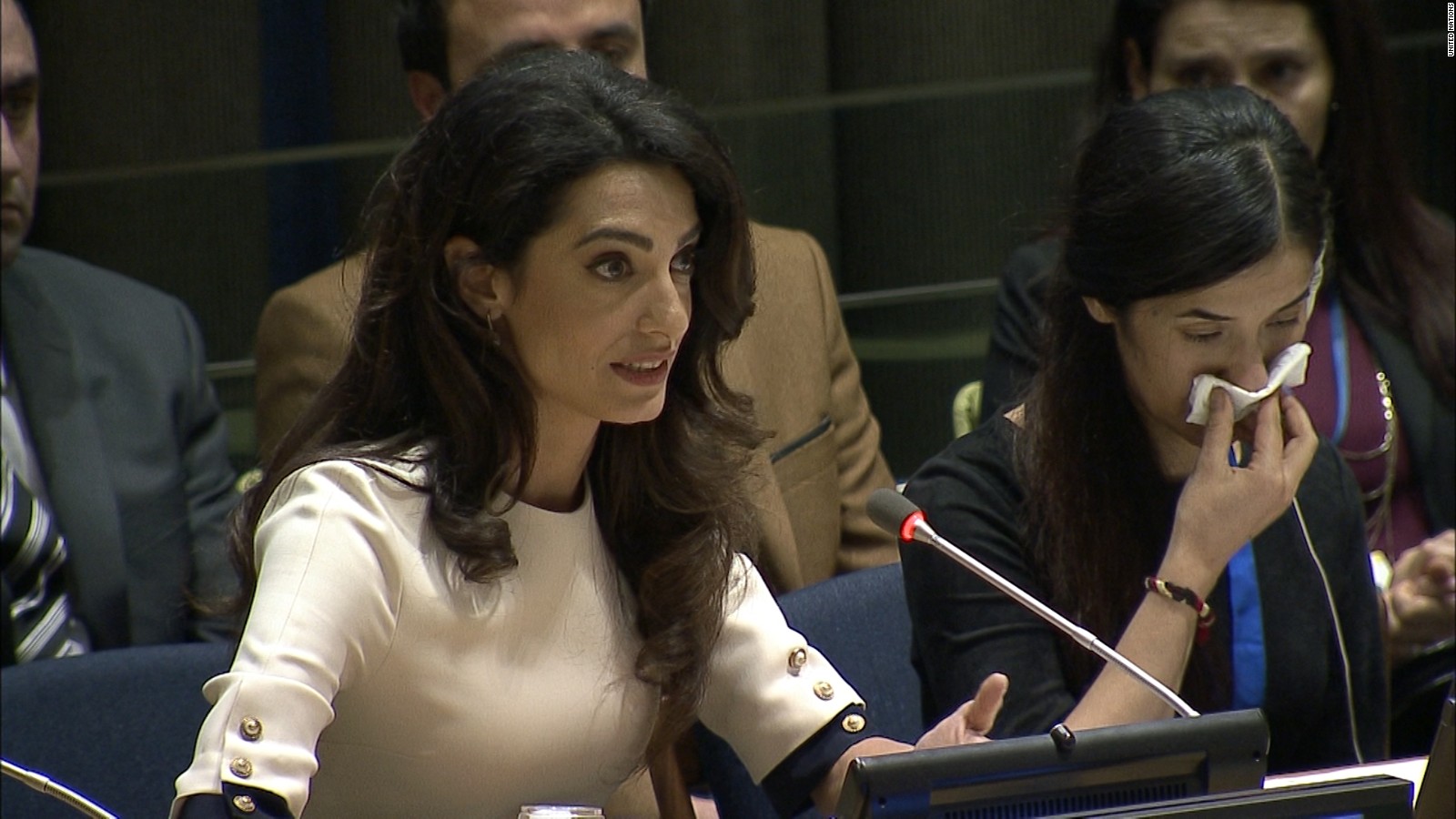 Amal Clooney wants to take ISIS to court CNN Video