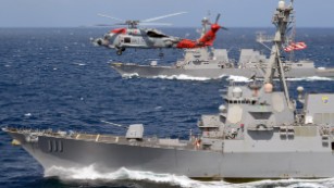 US warships again challenge Beijing&#39;s claims in South China Sea