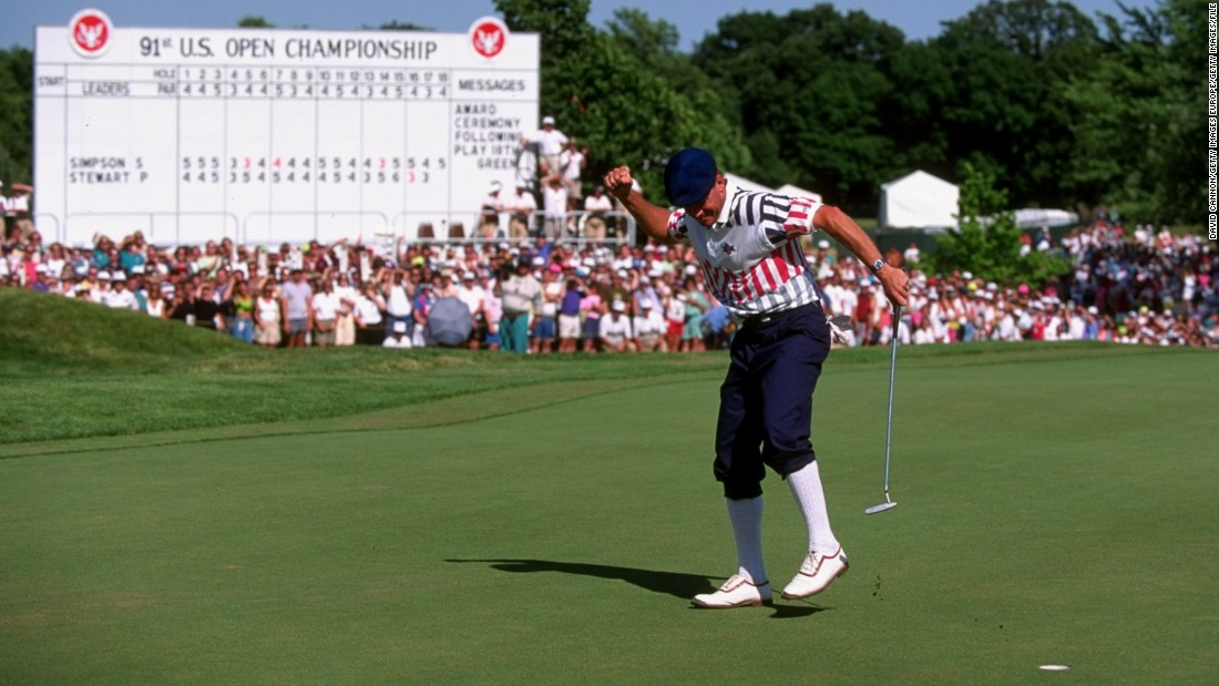 American Ryder Cup star Payne Stewart won that major, 21 years after future Europe team captain Tony Jacklin of Britain won Hazeltine&#39;s first US Open.