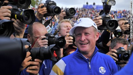 Wales&#39; Jamie Donaldson holed the winning putt for Europe at Gleneagles in 2014.