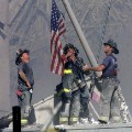 911 firefighters flag RESTRICTED