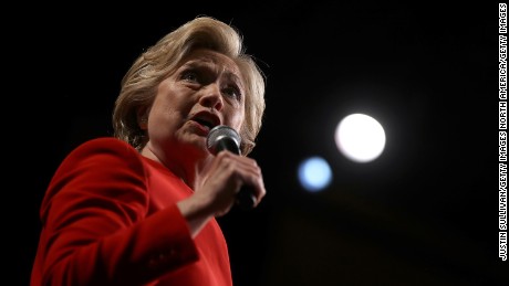 WESTBURY, NY - SEPTEMBER 26:  Democratic presidential nominee Hillary Clinton speaks during a debate-watch party at The Space at Westbury on September 26, 2016 in Westbury, New York. Tonight was the first of four debates for the 2016 election - three presidential and one vice presidential.  (Photo by Justin Sullivan/Getty Images)