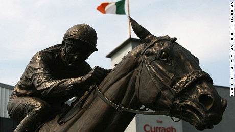 Ireland&#39;s Curragh racecourse is home to a statue of 1993 Melbourne Cup winner Vintage Crop, trained by Weld.