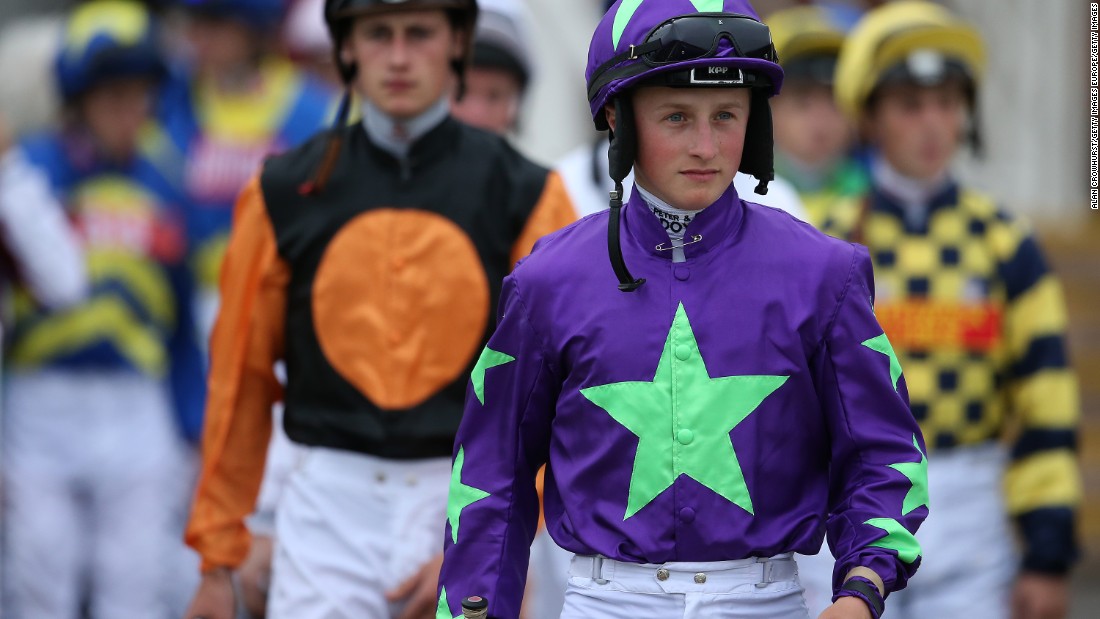 UK-based flat jockey Tom Marquand, pictured here at Newbury, says he spends much of his time on the road traveling between races.