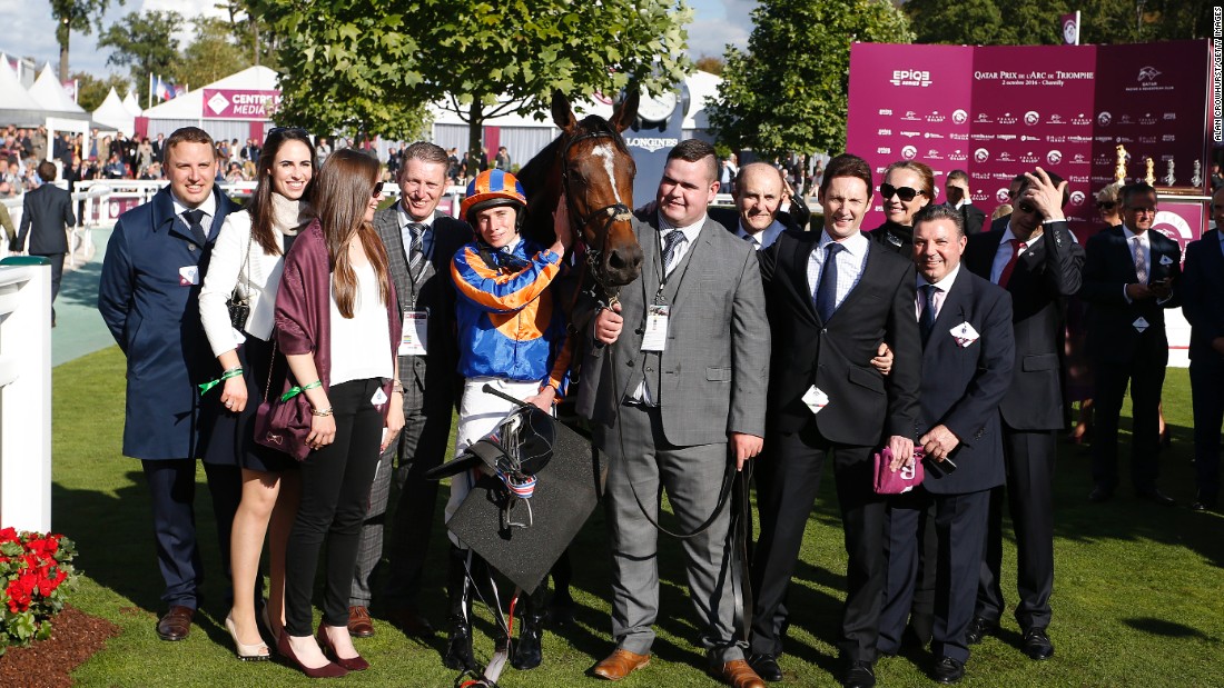 The race proved a triumph for Irish trainer Aidan O&#39;Brien and his connections as he saddled the first three runners home in Europe&#39;s most prestigious flat race.