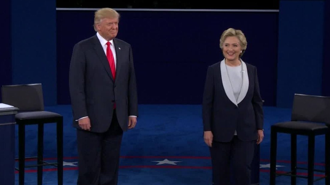 Hillary Clinton And Donald Trump Dont Shake Hands Cnn Video