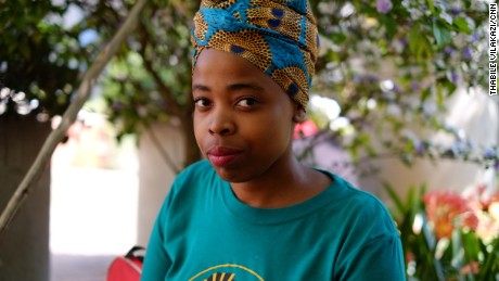 Accounting science student Palesa Rakwena says she&#39;s joined the movement because she was raised by a single mother who struggled financially with balancing student loans.