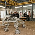 Demonstration of the ExoMars Rover prototype during the 2nd ExoMars Industry Day, Turin, Italy