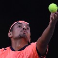 Kyrgios serve