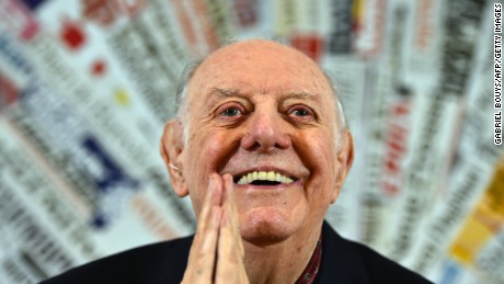 Italian actor-playwright Dario Fo, here in 2015, learned the art of storytelling from his grandfather. 
