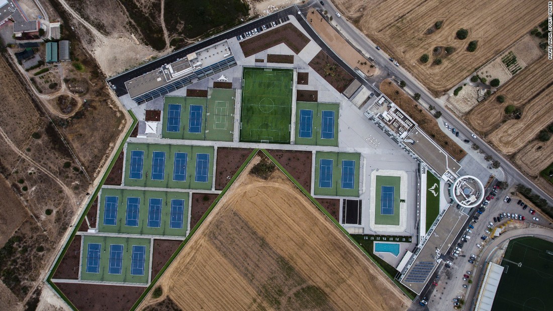 It is laid out across 40,000 square meters of land outside Manacor.