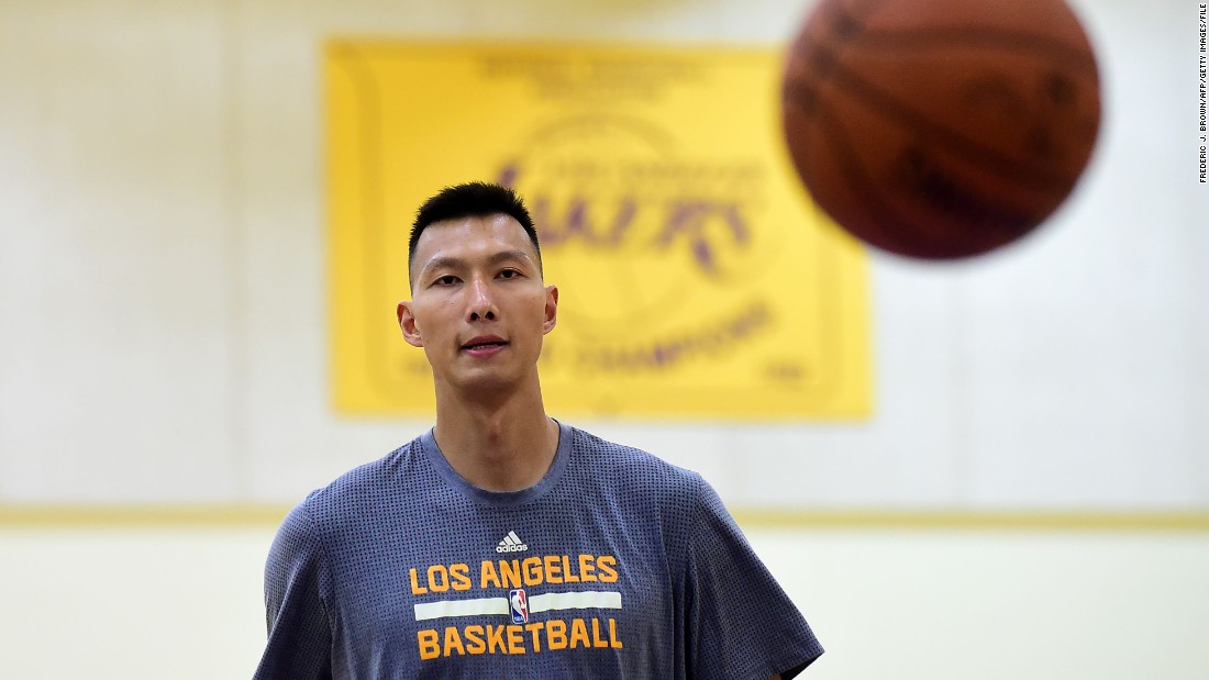 Basketball stars like Yi Jianlian, who plays for the Los Angeles Lakers, have helped to boost the NBA&#39;s popularity in China. 