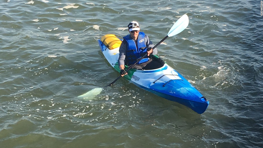 &quot;Generally I don&#39;t get wet, so I can make do with the same clothes [to wear to work]. Some days I&#39;ll bring a change of clothes in the waterproof bag that straps to the back of the kayak. Outside of ice in the river, I&#39;ll make the commute ... a bit of rain or wind doesn&#39;t stop me,&quot; said Schwitzky. 