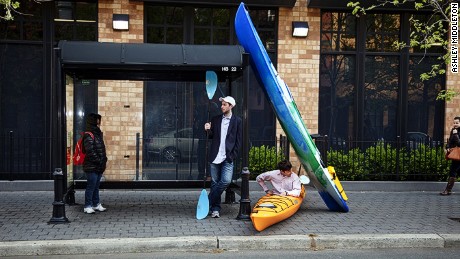 Zach Schwitzky: The New Yorker who kayaks to work