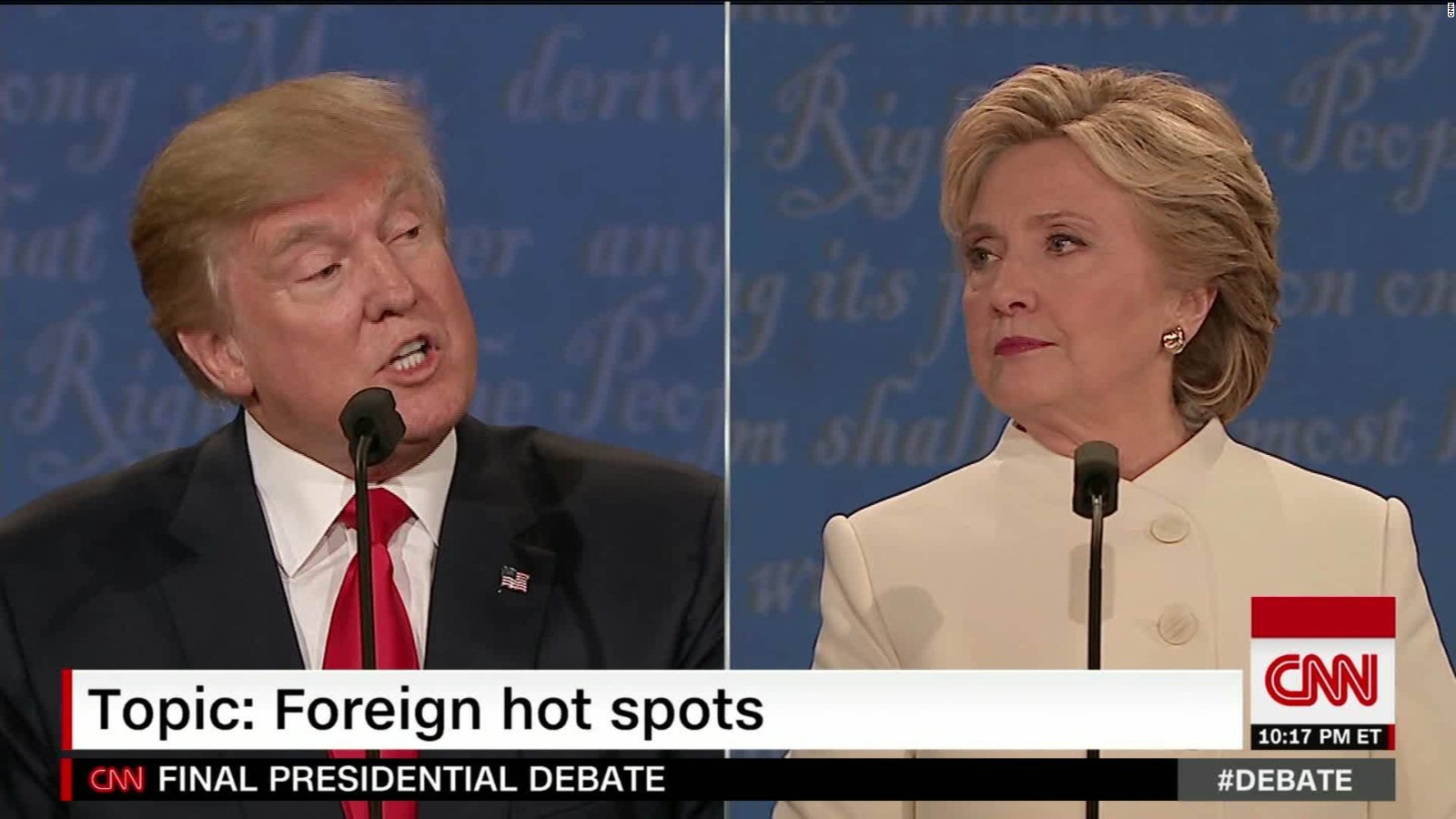 Entire 3rd Presidential Debate Trump Vs Clinton Cnn Video 