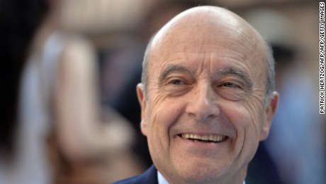 French presidential candidate Alain Juppe