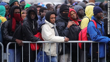 Hundreds of children stuck at Calais migrant camp