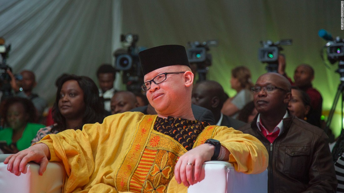 MP Mwaura wants the world to understand that albinos are not &quot;mzungu&quot; -- &quot;white people&quot; -- but human beings. 