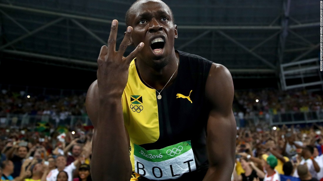 In Brazil, Bolt sealed an unprecedented &quot;treble treble&quot; of Olympic sprint golds.
