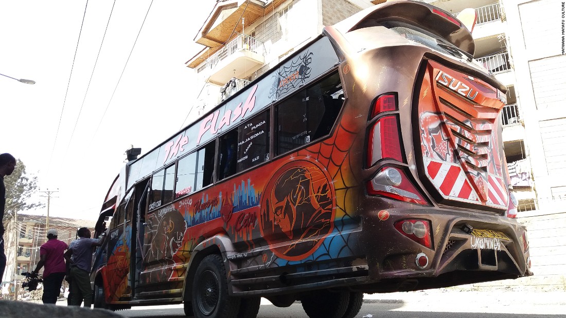 One of the hottest matatus in town is called &quot;The Flash.&quot;