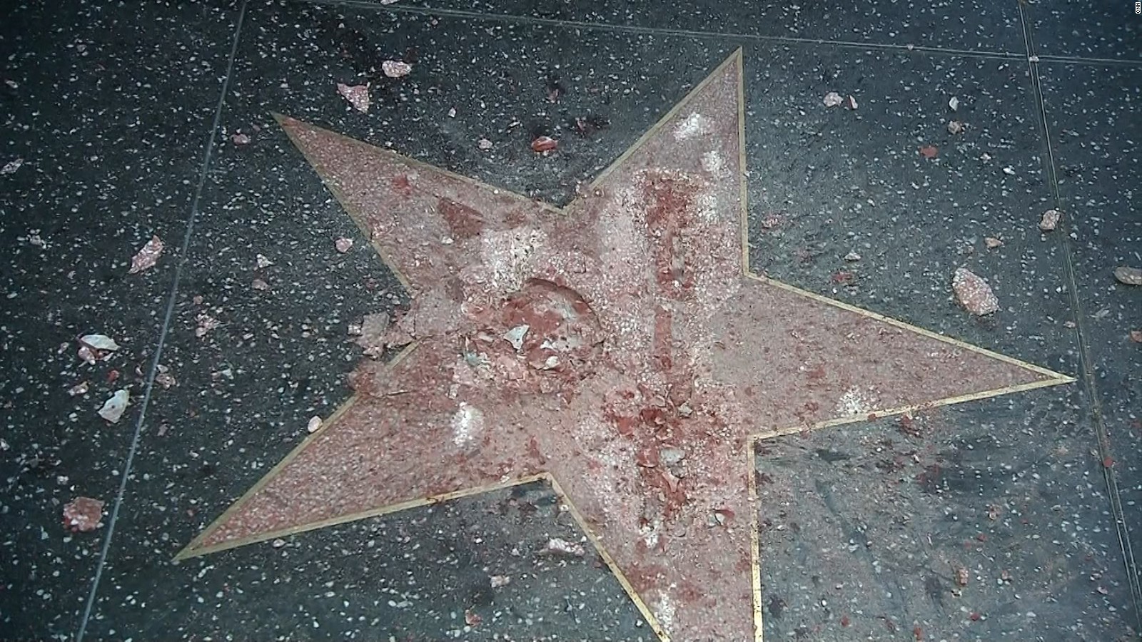 Donald Trump star vandalized; LAPD investigating - CNNPolitics