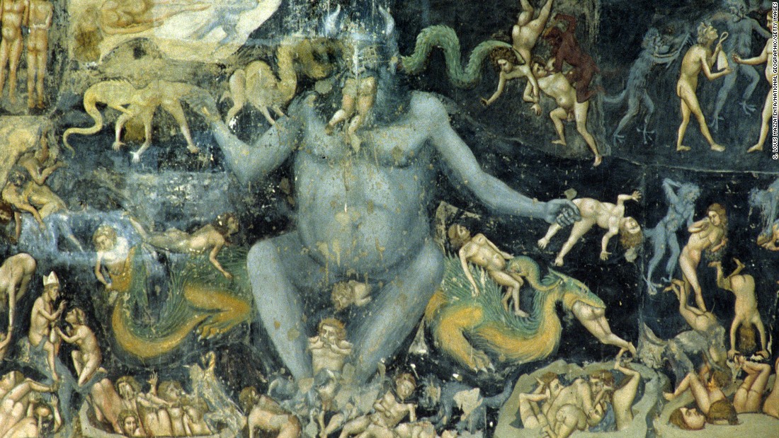 &quot;The Last Judgment&quot; was painted by Giotto di Bondone on a wall of Scrovegni Chapel in Padua, Italy. Seeing scary images like this may give us a real rush of adrenaline. 