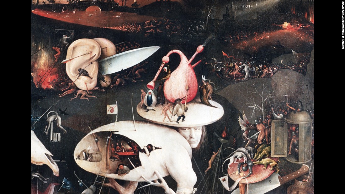 This detail of hell from Bosch&#39;s &quot;Garden of Earthly Delights&quot; triptych is admired for its painterly skill and may speak to us at a deeper psychological level.