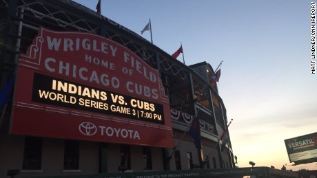 Friday night&#39;s game marks the Cubs&#39; first World Series game at home since 1945.