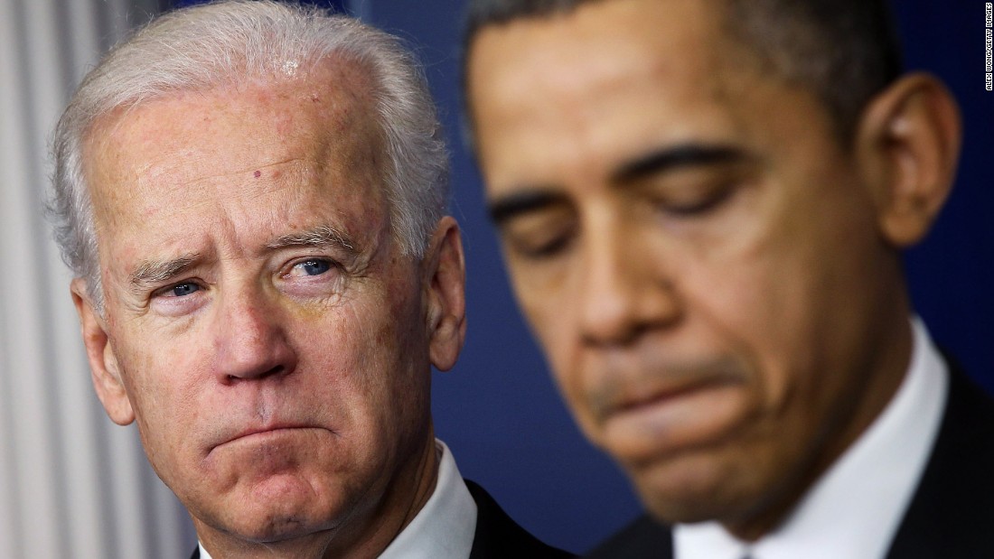 Biden listens to Obama speak about gun reform in December 2012. In the wake of a shooting at a Connecticut elementary school, Obama tapped Biden to lead an administration-wide effort against gun violence. But &lt;a href=&quot;http://www.cnn.com/2015/10/02/politics/joe-biden-gun-control-oregon-college-shooting/&quot; target=&quot;_blank&quot;&gt;fierce resistance to new gun legislation&lt;/a&gt; thwarted nearly all of the administration&#39;s plans.